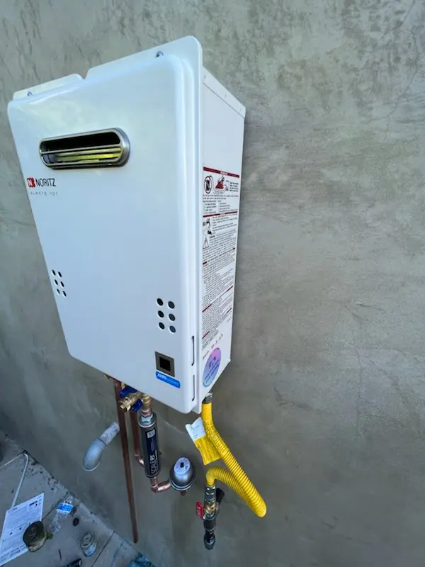 Tankless water heater installation for Evansburg Crossing homes